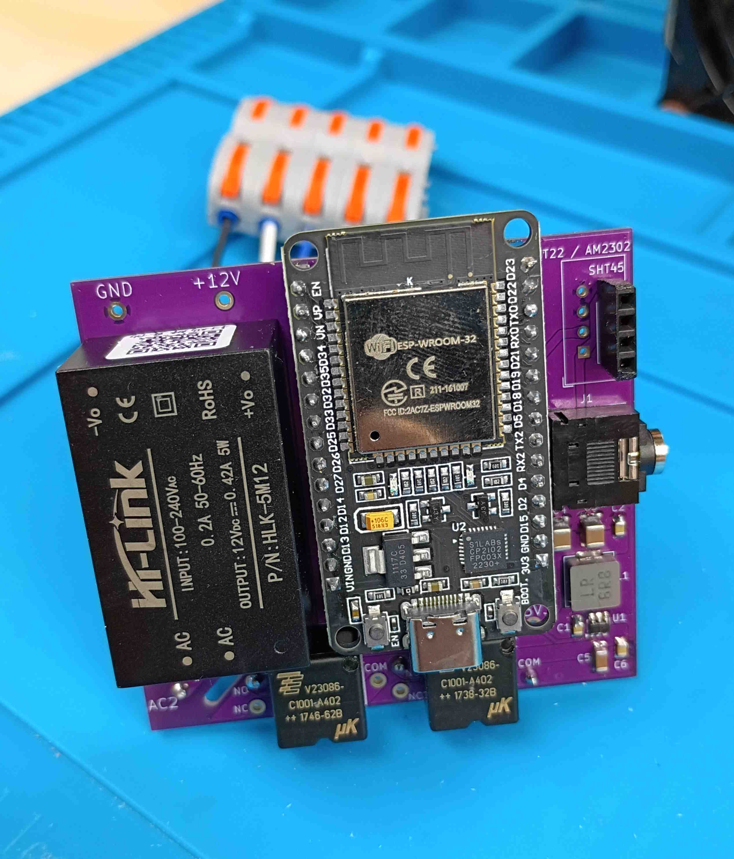 ESPSauna controller PCB